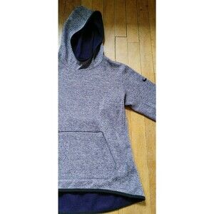 Nike Dri Fit Womens Small S Hoodie Sweatshirt Purple Heather Fleece Lined Hi-Lo
